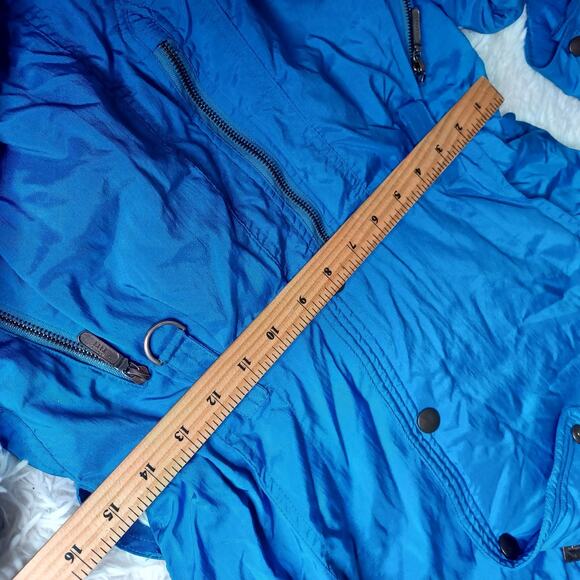 Vintage Kaelin Ski Suit Womens 8 Blue Insulated Snowsuit Retro 80s 90s Sports - Picture 8 of 11